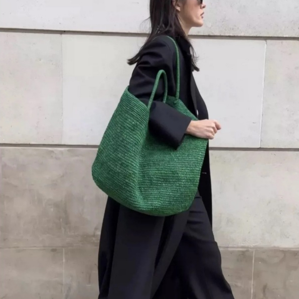 Luxury Bags Of 2026 - 2026 New Large Size Handmade Woven