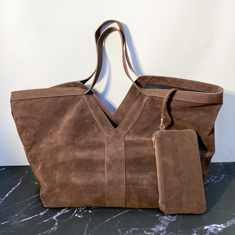 Oversized Faux Suede Tote Bags - Luxury Bags Of 2026 recension och pris