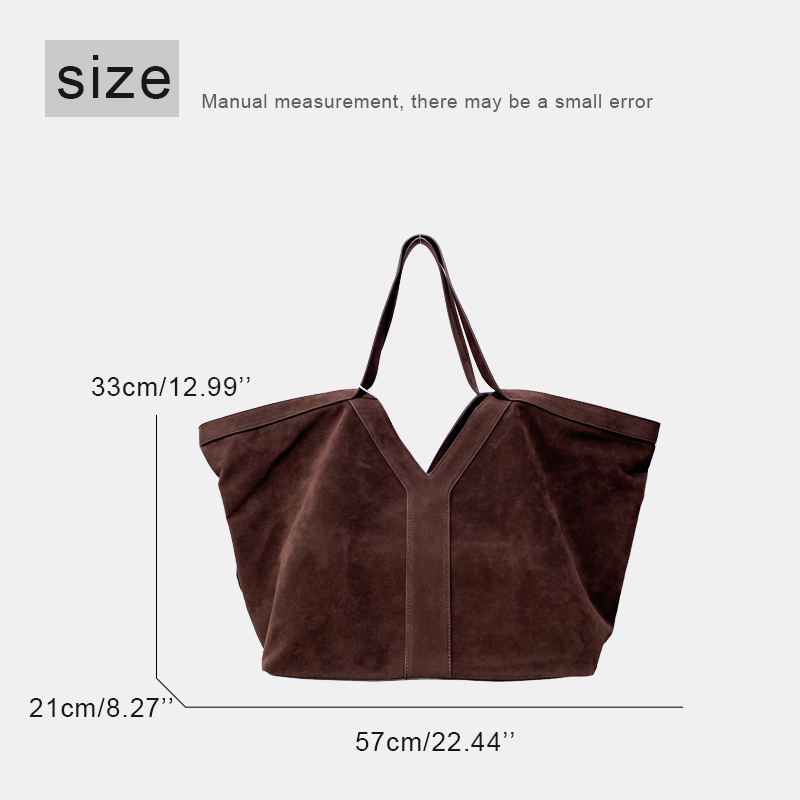 Oversized Faux Suede Tote Bags - Luxury Bags Of 2026 recension och pris