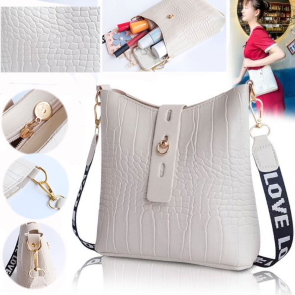 Ladies Cross Body Messenger Ba - Shoulder Bag Slouchy recension och pris