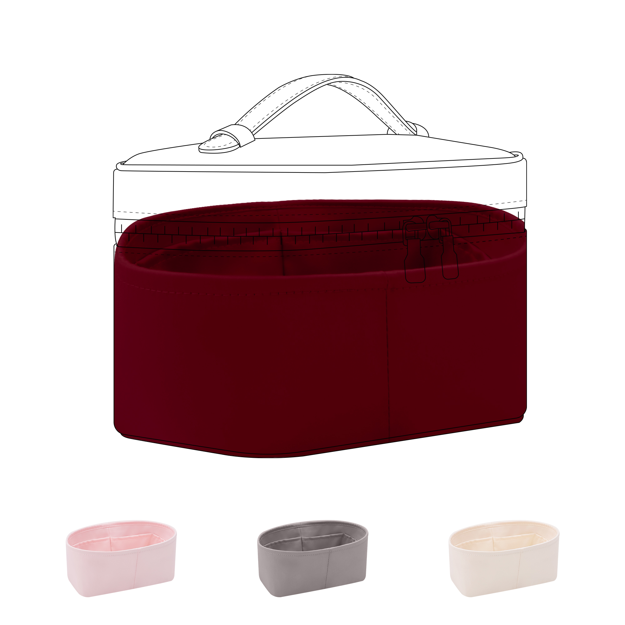 DGAZ Silk Purse Organizer Inse - Luxury Bags Lv recension och pris