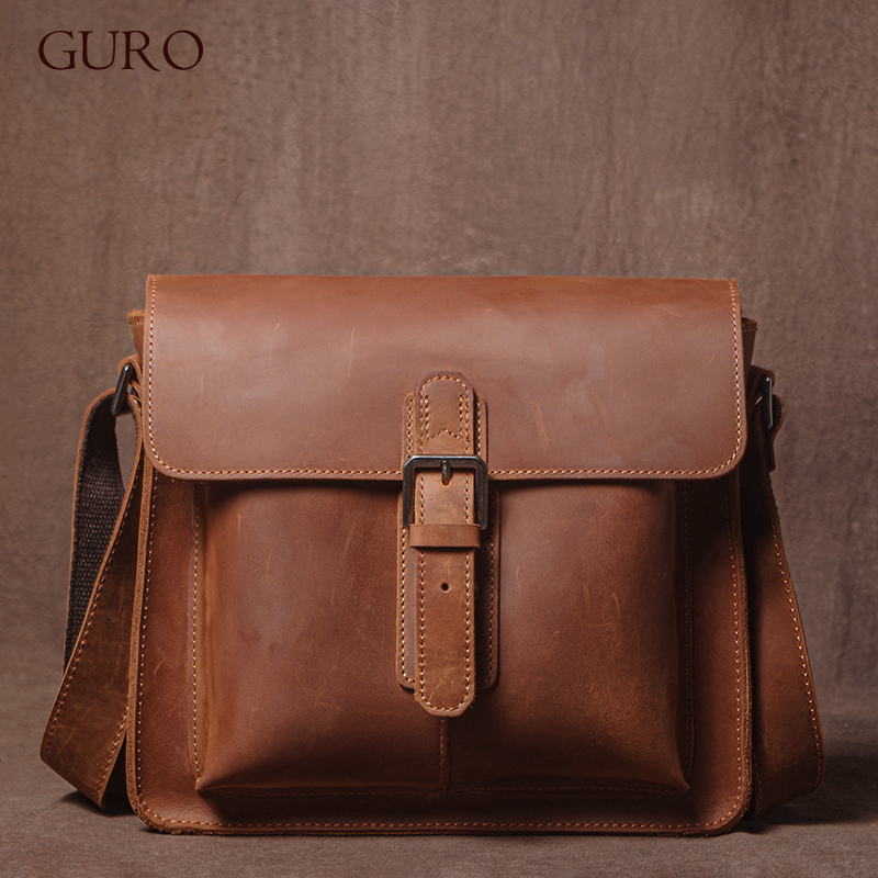 GURO Luxury Brand Genuine Leat - Luxury Bags For Men recension och pris