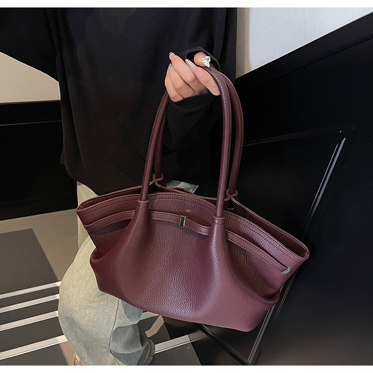 Burgundy Ladies Handbags Luxur - Luxury Bags Made recension och pris