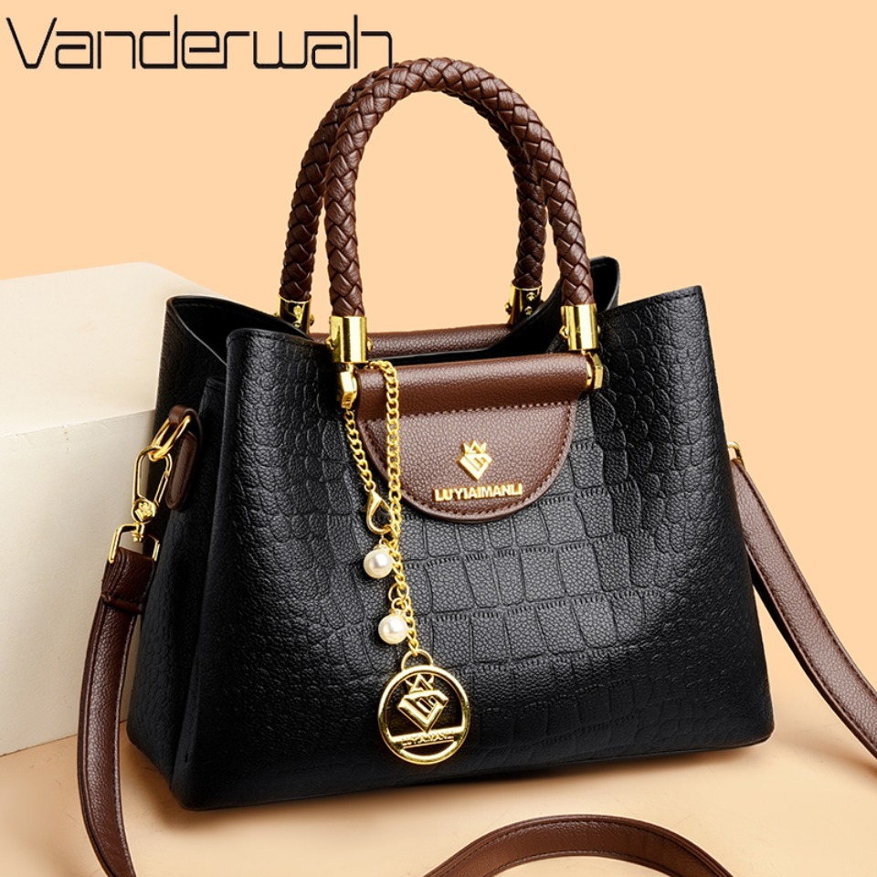 Woven Handle Genuine Brand Hig - Luxury Bags Made recension och pris