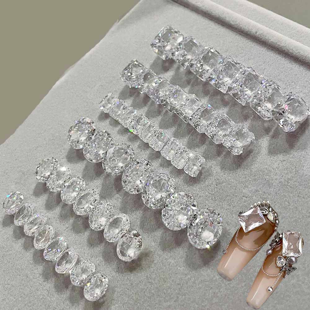 10pcs Clear Round & Square & W - Luxury Bags Dropshipping recension och pris